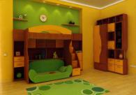 Детска стая за момчета в жълто Детска стая за момчета в жълто