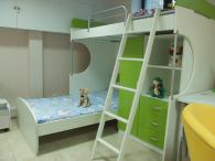 Детска в бяло и зелено за момчета Детска в бяло и зелено за момчета