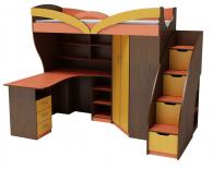 Обзавеждане детска стая в оранж и жълто за момче Обзавеждане детска стая в оранж и жълто за момче