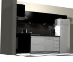 Кухня в черно и бяло