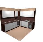 Ъглова кухня.