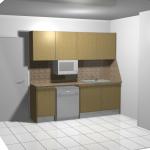 Кухня от ПДЧ цвят дъб