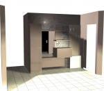 Антре от пдч в сиво и светло зебрано