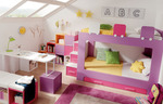 Уникална детска стая с двойно легло Уникална детска стая с двойно легло