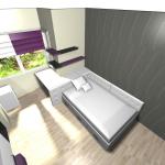 Юношеска стая от пдч в бяло и лилаво Юношеска стая от пдч в бяло и лилаво