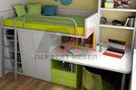 Обзавеждане за детска стая с двуетажно легло с по поръчка Обзавеждане за детска стая с двуетажно легло с по поръчка