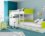 Класическа детска стая с двуетажни легла София Класическа детска стая с двуетажни легла София