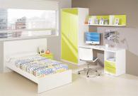 Детска стая в бяло и жълто-зелено Детска стая в бяло и жълто-зелено